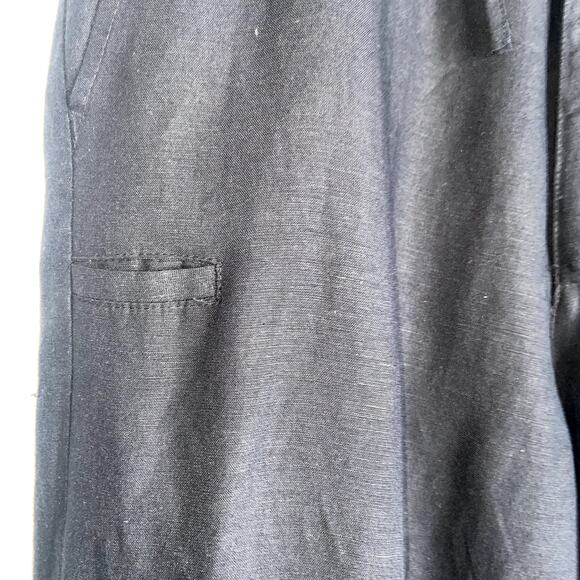 Linea Uomo Men's Linen Blend Pants 38x32 Drawstring Waist - Picture 3 of 4